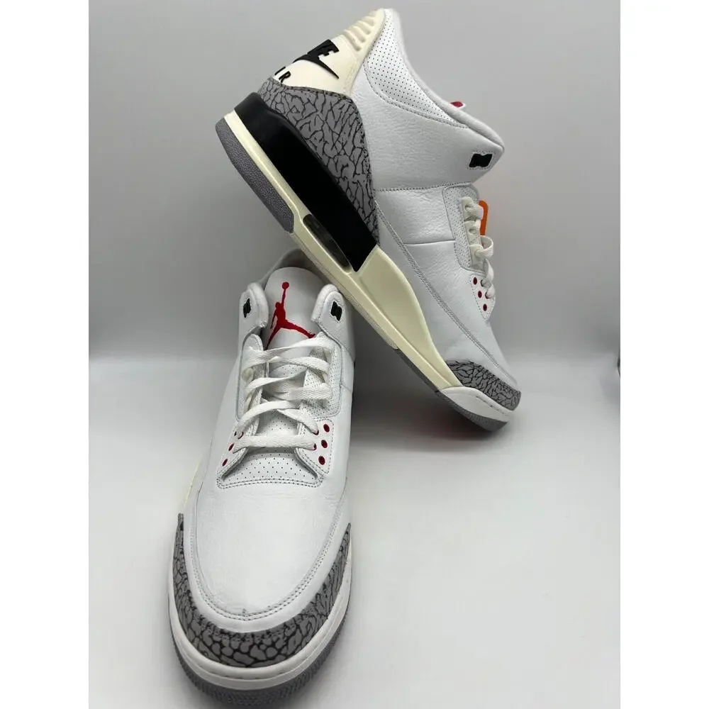 Nike Air Jordan 3 Retro White Cement Reimagined DN3707-100 Mens Size 18 New